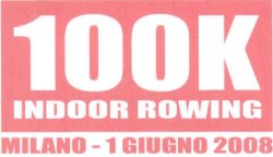 100k Staffetta Indoor Rowing Milano 1 Giugno 2008